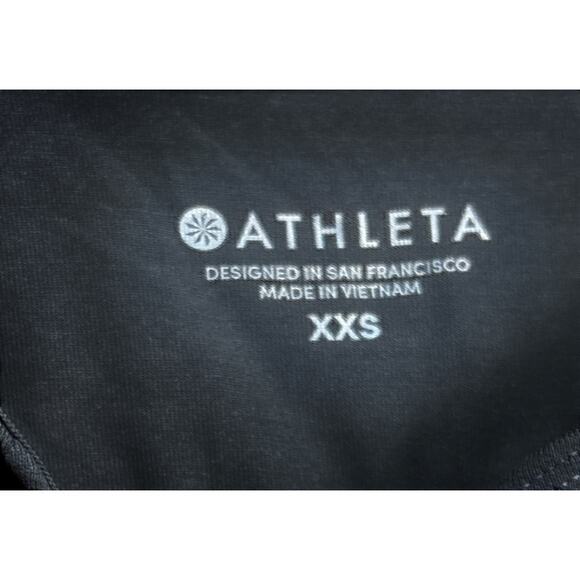 Athleta Pacifica Wrap Front Top Gray XXS Long Sleeve Ruched Yoga Activewear - Picture 6 of 8